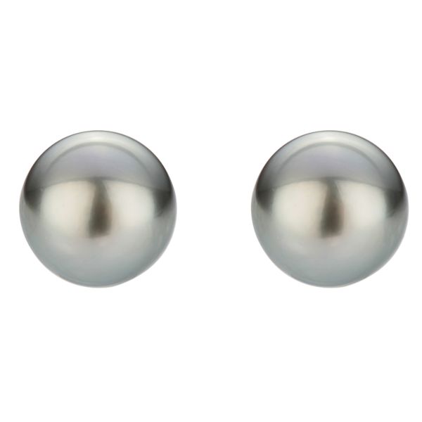 Tahitian Pearl earrings white gold