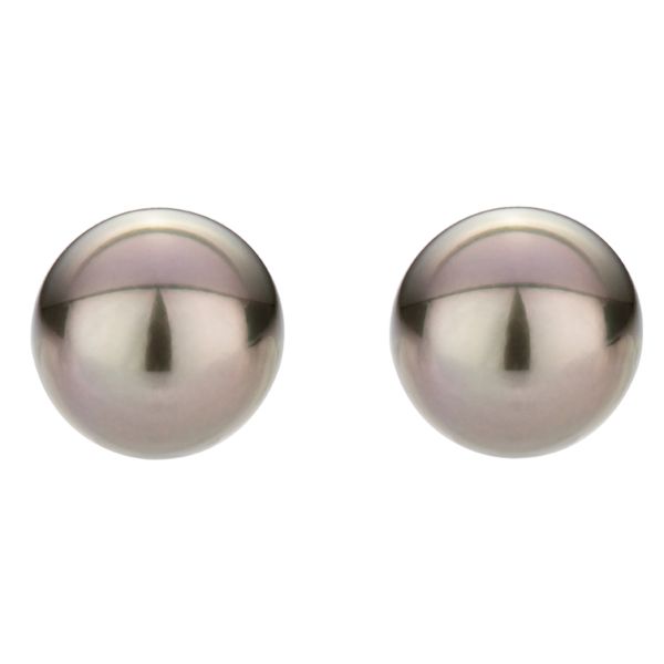 Tahitian Pearl earrings white gold