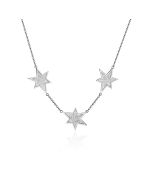 Stern-Halskette aus Meteorit und Silber