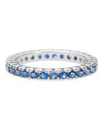 Sapphire eternity ring 1.14ct.