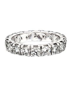 Alliance diamants 3,00ct en or gris 750 vue de face