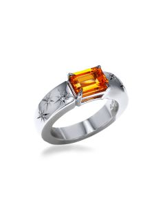 Mandarin Garnet ring