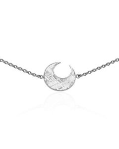 Mond-Armband aus Meteorit und Silber