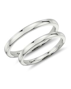 Wedding ring platinum 2.4mm O