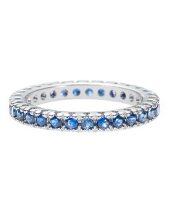 Sapphire eternity ring 1.14ct.