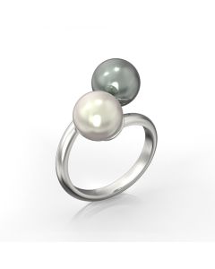 Toi et moi Pearl ring