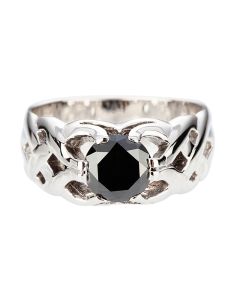 Bague diamant noir Gipsy 1.75ct