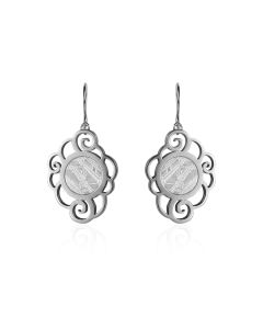 Meteorite Air earrings in silver