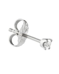 Diamant Ohrstecker 4 Krallen 0,12ct H SI