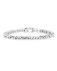 Bracelet Tennis rivière de diamants 3.12ct