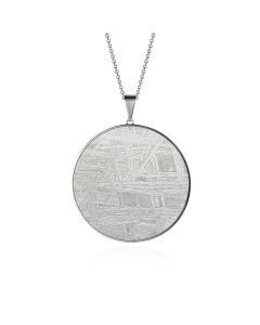 Pendentif météorite Crop Circle Fracture argent