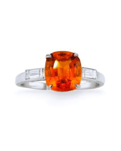 Ein Granat Mandarin Ring 3,21ct