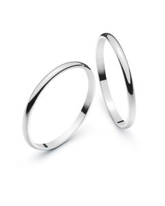 Wedding ring white gold 1.8mm