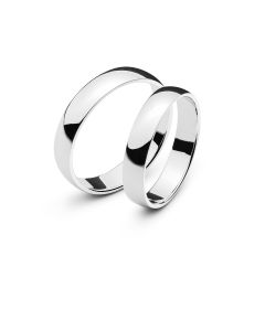 Trauringe Weissgold 5.1mm