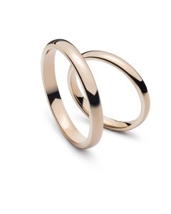 Wedding ring pink gold 3.0mm R