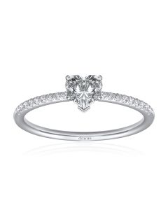 Diamond Heart engagement ring