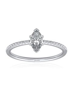 Diamond Marquise engagement ring