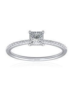 bague diamant coeur 0,50ct