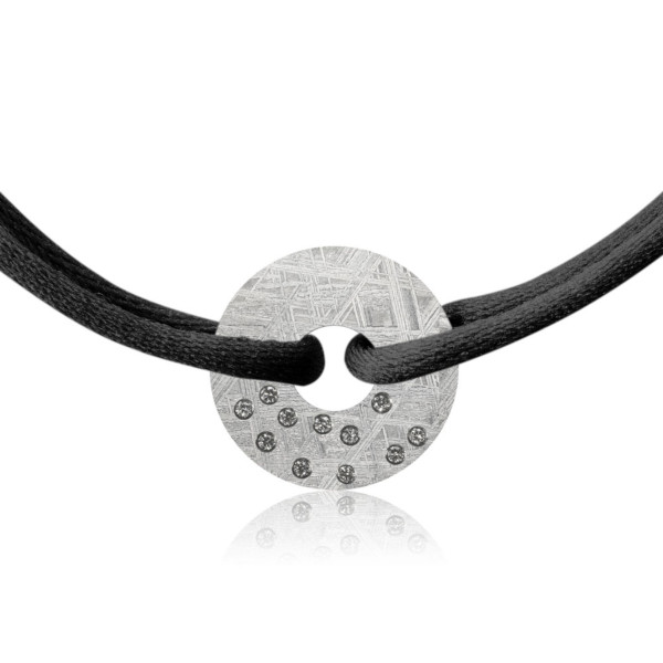 Constellation meteorite bracelet Pegasus and diamonds