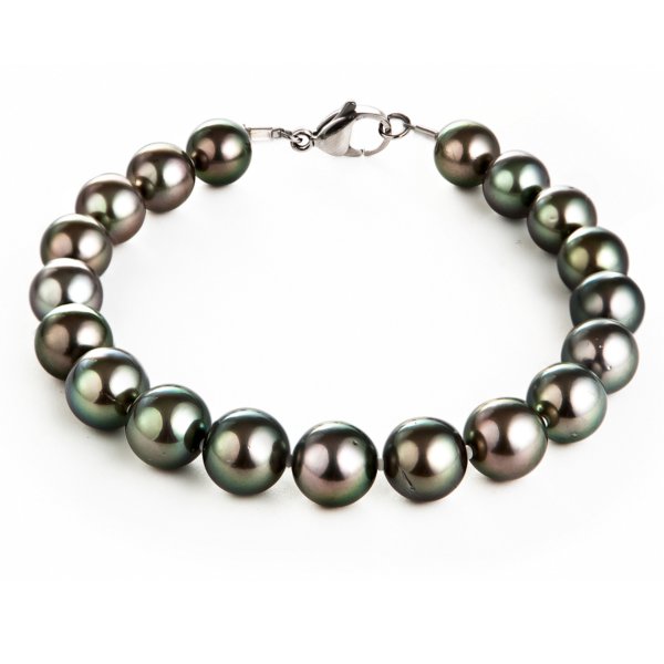 Un bracelet perle noire de Tahiti