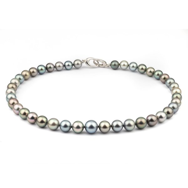 Tahitian pearl necklace Tutti frutti