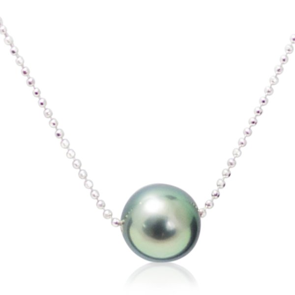 Tahitian pearl pendant white gold 