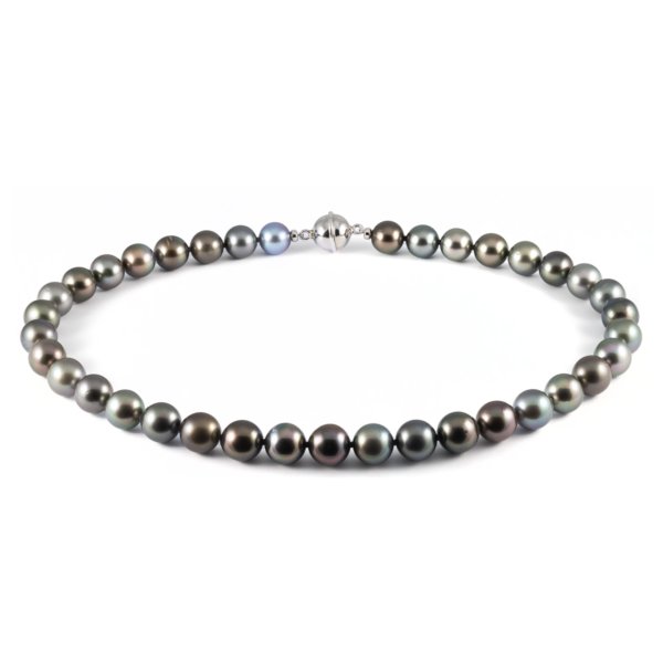 Tahitian pearl necklace  37 pearls 47 cm length