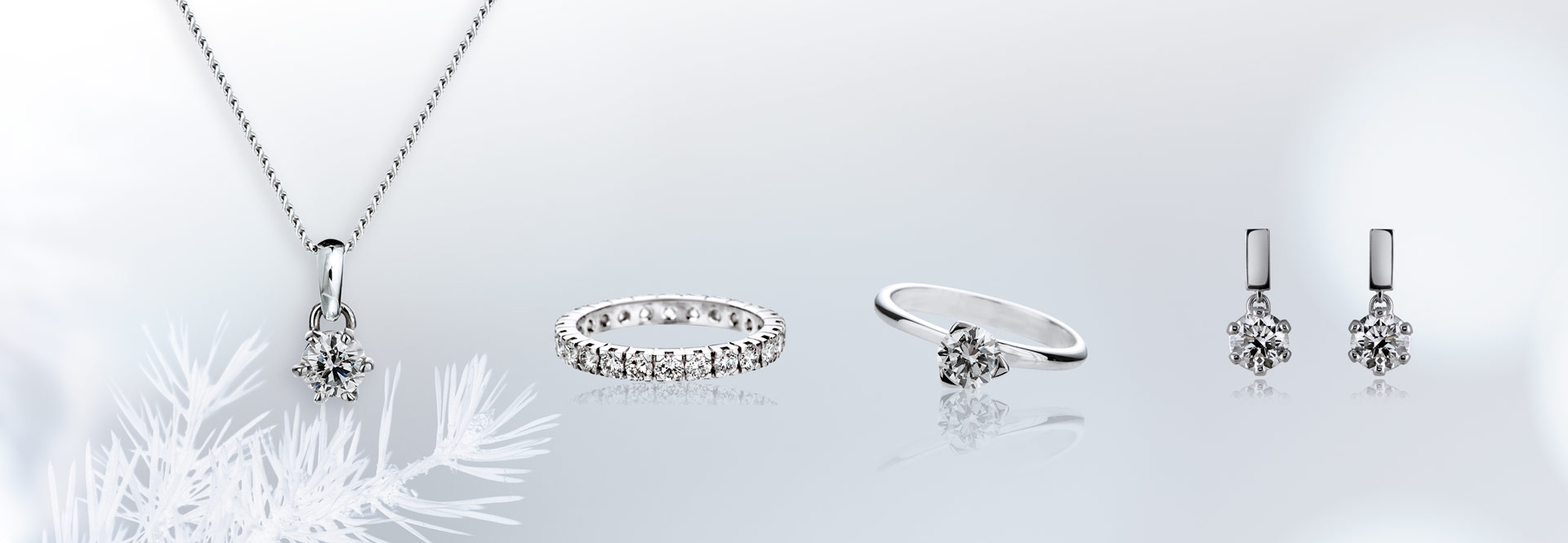 GIA-zertifizierter Brillant, gefasst in einem Ring aus 18 Karat Weißgold.